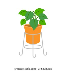 Vector Ornamental plants, flat design