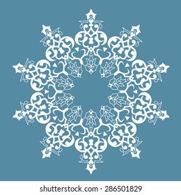  vector ornamental round lace