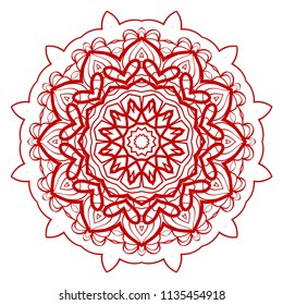 Vector Ornamental Seamless floral Pattern. Endless Texture. Geometric Ornament. For the interior design, printing, web and textile, fashion super print