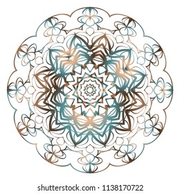 Vector Ornamental Seamless floral Pattern. Endless Texture. Geometric Ornament. For the interior design, printing, web and textile, fashion super print