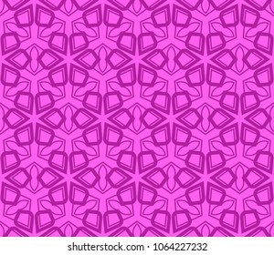 Vector Ornamental Seamless Line Pattern. Endless Texture. Geometric Ornament. For the interior design, printing, web and textile.