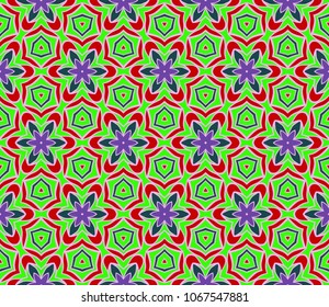 Vector Ornamental Seamless Line Pattern. Endless Texture. Geometric Ornament. For the interior design, printing, web and textile.