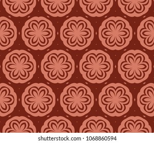 Vector Ornamental Seamless Line Pattern. Endless Texture. Geometric Ornament. For the interior design, printing, web and textile.