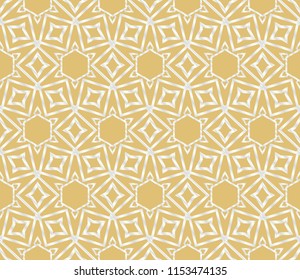 Vector Ornamental Seamless Line Pattern. Endless Texture. Geometric Ornament. For the interior design, printing, web and textile.
