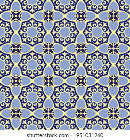 Vector ornamental seamless pattern. Background and wallpaper in ethnic style. Vector illustration can be used for backgrounds, motifs, textile, wallpapers, fabrics, gift wrapping, templates.	
