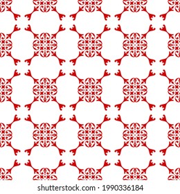 Vector ornamental seamless pattern. Background and wallpaper in ethnic style. Vector illustration can be used for backgrounds, motifs, textile, wallpapers, fabrics, gift wrapping, templates.