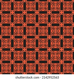 Vector ornamental seamless pattern. Background and wallpaper in ethnic style. Vector illustration can be used for backgrounds, motifs, textile, wallpapers, fabrics, gift wrapping, templates.