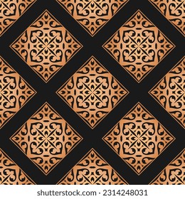 Vector ornamental seamless pattern. Background and wallpaper in ethnic style. Vector illustration can be used for backgrounds, motifs, textile, wallpapers, fabrics, gift wrapping, templates.