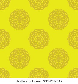 Vector ornamental seamless pattern. Background and wallpaper in ethnic style. Vector illustration can be used for backgrounds, motifs, textile, wallpapers, fabrics, gift wrapping, templates.