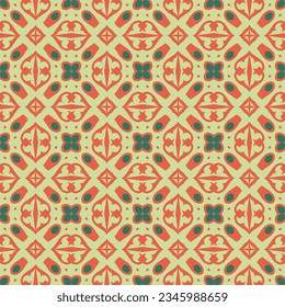 Vector ornamental seamless pattern. Background and wallpaper in classic style. Vector illustration can be used for backgrounds, motifs, textile, wallpapers, fabrics, gift wrapping, templates.