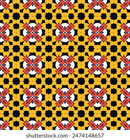 Vector ornamental seamless pattern. Background and wallpaper in classic style. Vector illustration can be used for backgrounds, motifs, textile, wallpapers, fabrics, gift wrapping, templates.