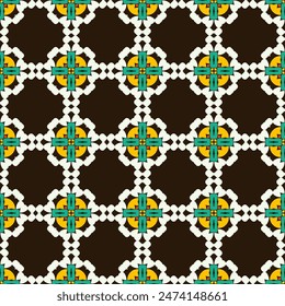 Vector ornamental seamless pattern. Background and wallpaper in classic style. Vector illustration can be used for backgrounds, motifs, textile, wallpapers, fabrics, gift wrapping, templates.