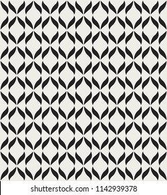 Vector Ornamental Seamless Pattern. Geometric Flower Stylish Texture. Abstract Retro Tile Texture.