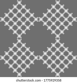 Vector  Ornamental Seamless Pattern. Geometric Stylish Texture.
Black and white colours.