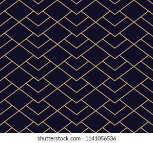  Vector ornamental seamless pattern. Gold background and wallpaper in Arabic style. Geometric pattern. Vector illustration for your design. 