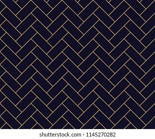 Vector ornamental seamless pattern. Gold background and wallpaper in Arabic style. Geometric pattern. Vector illustration for your design.