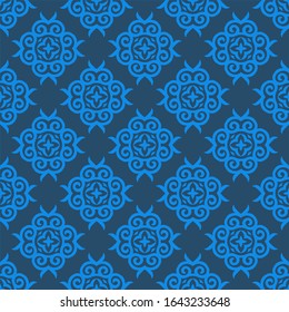 Vector ornamental seamless pattern. Vector illustration can be used for backgrounds, motifs, textile, wallpapers, fabrics, gift wrapping, templates. Design Paper For Scrapbook. Vector.