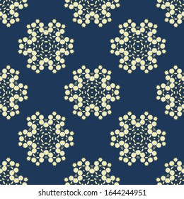 Vector ornamental seamless pattern. Vector illustration can be used for backgrounds, motifs, textile, wallpapers, fabrics, gift wrapping, templates. Design Paper For Scrapbook. Vector.