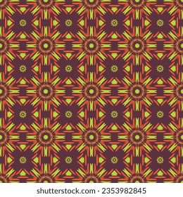 Vector ornamental seamless pattern. Vector illustration can be used for backgrounds, motifs, textile, wallpapers, fabrics, gift wrapping, templates. Design Paper For Scrapbook. Vector.