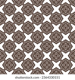 Vector ornamental seamless pattern. Vector illustration can be used for backgrounds, motifs, textile, wallpapers, fabrics, gift wrapping, templates. Design Paper For Scrapbook. Vector.