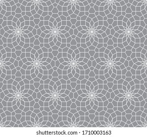 Vector ornamental seamless pattern.Background and wallpaper in Arabic style. Geometric pattern. Vector illustration for your design.