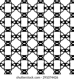 Vector Ornamental Texture on White Background. Abstract Geometric Pattern