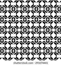 Vector Ornamental Texture on White Background. Abstract Geometric Pattern