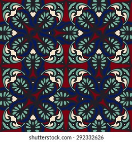 Vector ornamental tribal Abstract Seamless Colorful Pattern