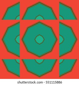 Vector ornaments. Abstract geometric illustration. Pattern for website, corporate style, party invitation, wallpaper.