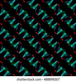 Vector ornaments. Abstract geometric pattern. Cloth design, wallpaper.