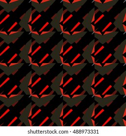 Vector ornaments. Abstract geometric pattern. Cloth design, wallpaper.