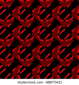 Vector ornaments. Abstract geometric pattern. Cloth design, wallpaper.