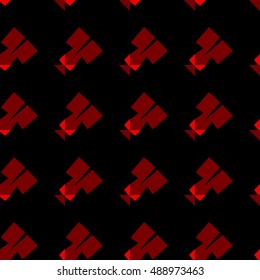 Vector ornaments. Abstract geometric pattern. Cloth design, wallpaper.