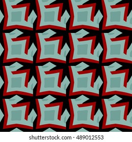 Vector ornaments. Abstract geometric pattern. Cloth design, wallpaper.