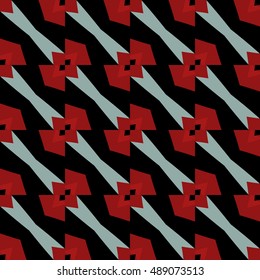 Vector ornaments. Abstract geometric pattern. Cloth design, wallpaper.