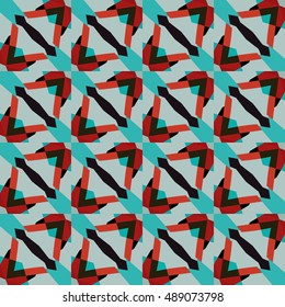 Vector ornaments. Abstract geometric pattern. Cloth design, wallpaper.