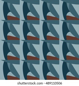 Vector ornaments. Abstract geometric pattern. Cloth design, wallpaper.