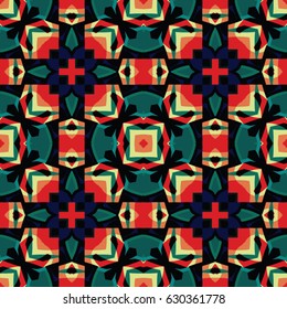 Vector ornaments. Abstract geometric pattern for corporate design, surface design, textiles, printing, wallpaper.The endless texture.