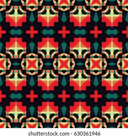 Vector ornaments. Abstract geometric pattern for corporate design, surface design, textiles, printing, wallpaper.The endless texture.