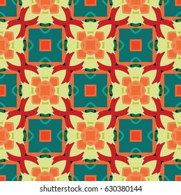 Vector ornaments. Abstract geometric pattern for corporate design, surface design, textiles, printing, wallpaper.The endless texture.