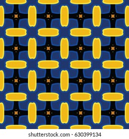 Vector ornaments. Abstract geometric pattern for corporate design, surface design, textiles, printing, wallpaper.The endless texture.