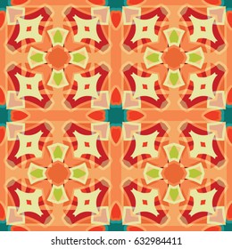 Vector ornaments. Abstract geometric pattern for corporate design, surface design, textiles, printing, wallpaper.The endless texture.