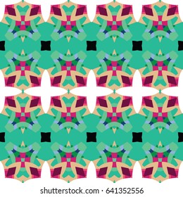 Vector ornaments. Abstract geometric pattern for corporate design, surface design, textiles, printing, wallpaper.The endless texture.