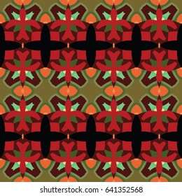 Vector ornaments. Abstract geometric pattern for corporate design, surface design, textiles, printing, wallpaper.The endless texture.
