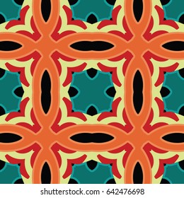 Vector ornaments. Abstract geometric pattern for corporate design, surface design, textiles, printing, wallpaper.The endless texture.