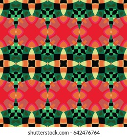 Vector ornaments. Abstract geometric pattern for corporate design, surface design, textiles, printing, wallpaper.The endless texture.