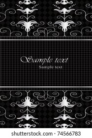 vector ornate ancient greeting card