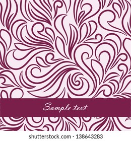 Vector ornate background.