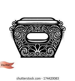 Vector Ornate Bank of Face Cream Isolated