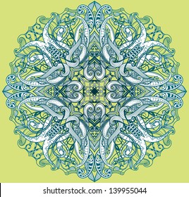 vector ornate circle